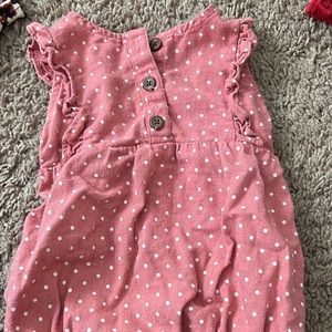Pink Polka Dot Kids One Piece